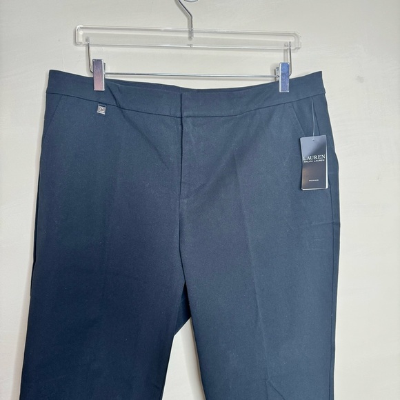 Lauren Ralph Lauren black label Stretch Ponte Straight Leg Pants - Picture 6 of 12